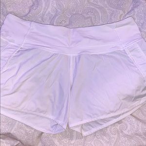 White Lululemon Shorts